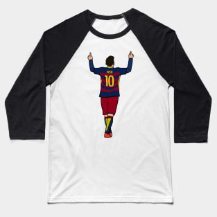 Lionel Messi FC Barcelona Baseball T-Shirt